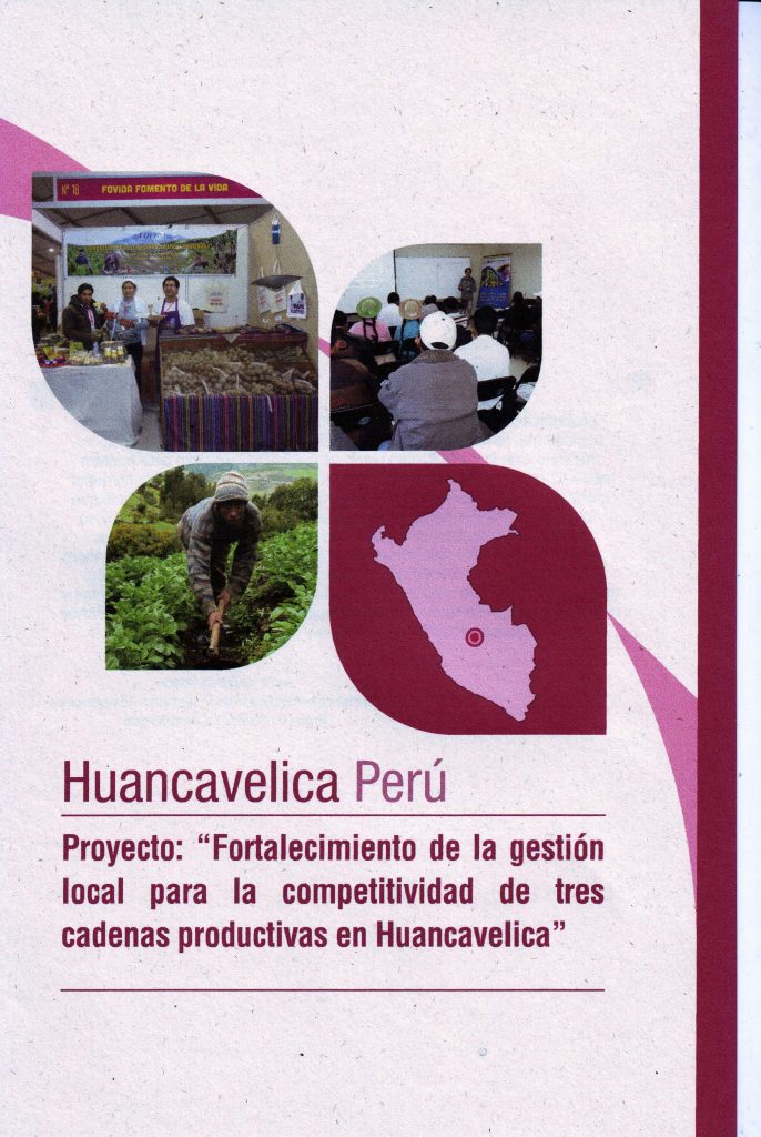 INFOVIDA | Resultados finales el proyecto “Fortalecimiento de la gestión local para la competitividad de 03 cadenas productivas de Huancavelica”