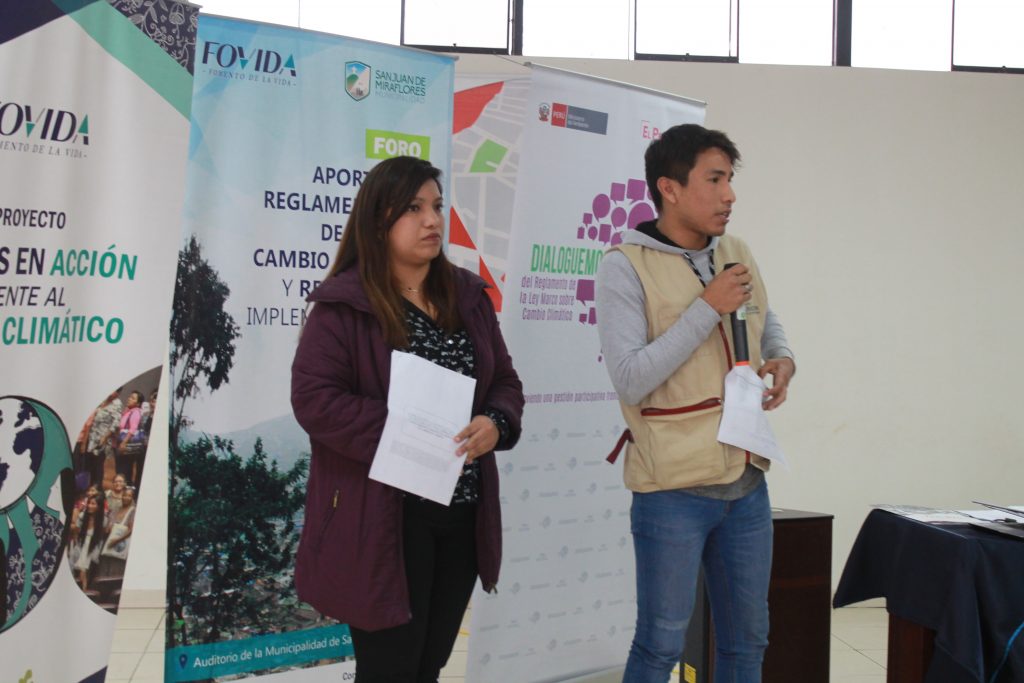 INFOVIDA | Comisiones Ambientales Municipales de Lima Sur presentaron sus aportes al reglamento cero de la Ley de cambio climático