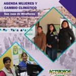 Agenda Mujer y cambio climático de San Juan de Miraflores