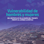 Estudio Vulnerabilidad de hombres y mujeres del distrito de Villa María del Triunfo frente al cambio climático
