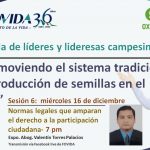 6ta Sesión: Escuela de líderes y lideresas campesinas