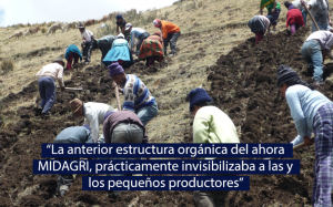 Nueva dirección del MIDAGRI busca favorecer a la agricultura familiar y promover la agroecología