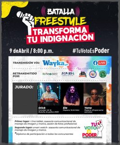 Batalla de “Batalla de Freestyle” #TuVotoEsPoder