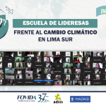 Lideresas de Lima Sur se capacitarán para hacer frente al cambio climático que afecta a sus comunidades