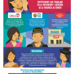 Instituciones que trabajan la prevención y atención de la violencia de género