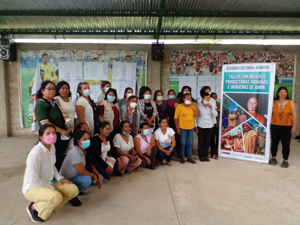 Lideresas agrarias e indígenas de la selva central prepararon agenda para fortalecer la participación de la mujer en la II Reforma Agraria