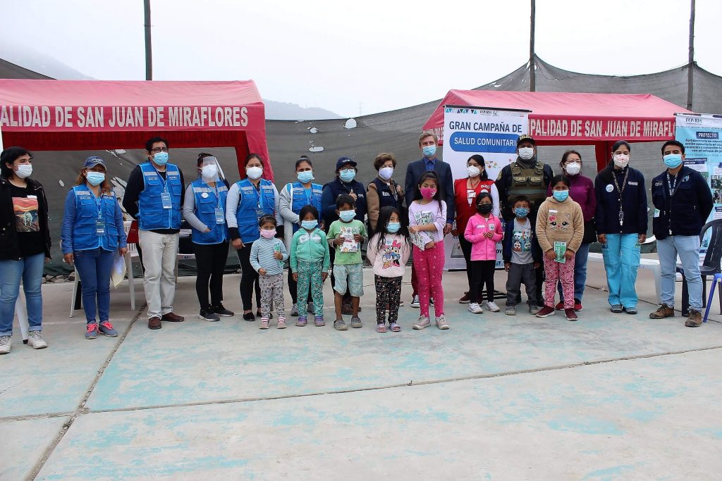 Campaña de salud: Vecinos y vecinas del A.H. Absalón Alarcón, en SJM, se informaron sobre la acción comunitaria en salud y vacunaron contra la covid-19