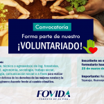 CONVOCATORIA DE VOLUNTARIADO: SATIPO-HUANCAYO Y HUANCAVELICA