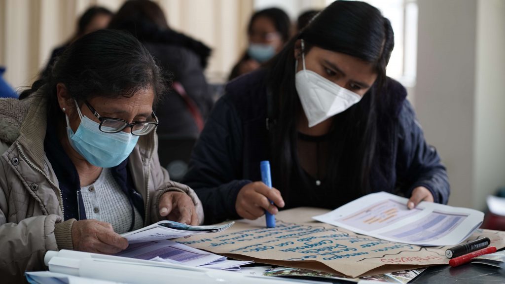 Lideresas elaboran plan de incidencia de la agenda para la justicia climática y de género en Junín