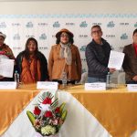 Lideresas entregaron mil firmas de respaldo al Gobierno Regional de Junín para la incorporación del enfoque de género en la estrategia regional de cambio climático