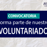 Convocatoria de voluntariado