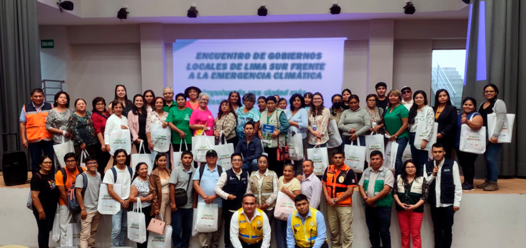 Encuentro de Gobiernos Locales de Lima Sur frente a la emergencia climática