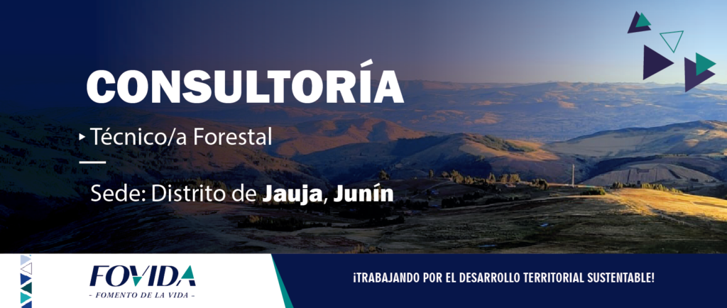 Consultoría| Técnico forestal: Jauja-Junín