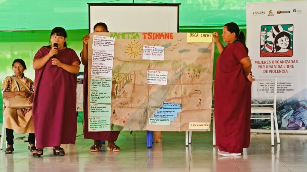 Satipo: Lideresas indígenas proponen planes de incidencia para hacerle frente a la violencia contra las mujeres