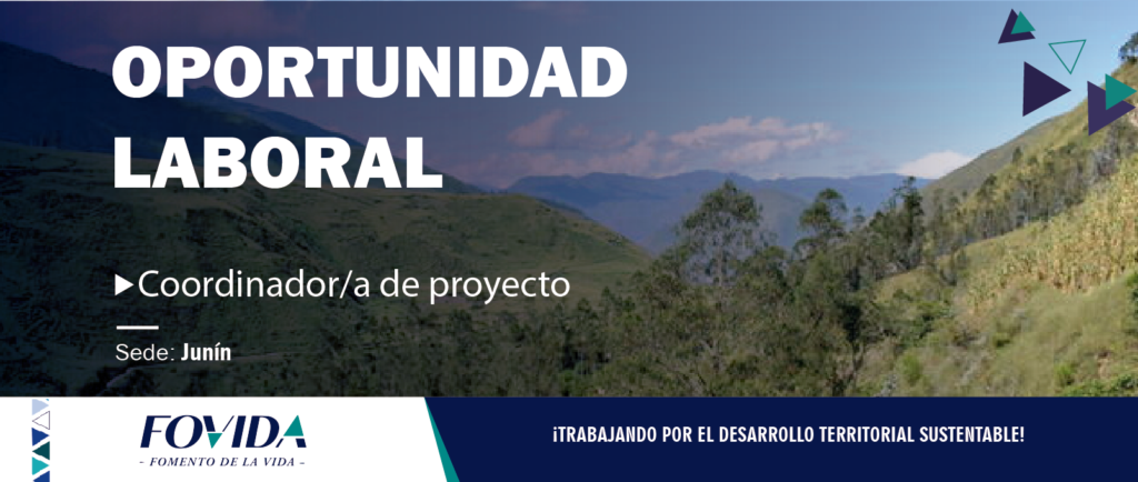 Junín| Coordinador/a del proyecto “Sembrar semillas para vivir bien”-MT=AK