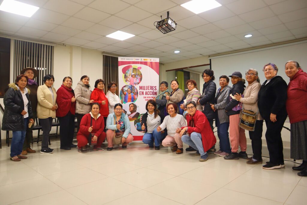 Inicia en Villa El Salvador el programa de capacitación “Empoderamiento político de mujeres para una vida libre de violencia y derecho al cuidado”