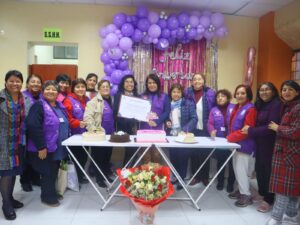 El Colectivo de Concertación por la Equidad de Género de Villa El Salvador celebra su 18° aniversario y recibe reconocimiento de FOVIDA