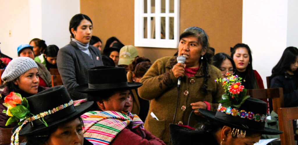 Huancavelica | Lideresas de comunidades campesinas y organizaciones presentan Agenda de Género y Cambio Climático
