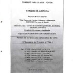 Auditoria Financiera al Proyecto PPM Plan Consorcio Fovida-Calandria-Alternativa julio-diciembre 2016