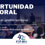 Convocatoria-Junín| Técnico/a en gestión territorial