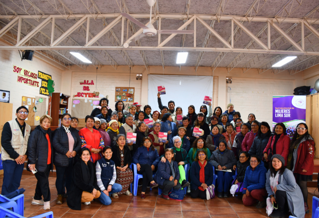 Lideresas de Lima Sur presentan su Agenda Política para la igualdad
