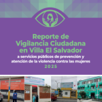 Reporte de vigilancia ciudadana en Villa El Salvador a servicios públicos de prevención y atención de la violencia contra las mujeres 2025