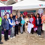 8M: Lideresas de Jauja impulsan sensibilización contra la violencia en feria regional