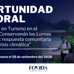 OPORTUNIDAD LABORAL: ESPECIALISTA EN TURISMO