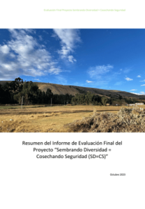 Proyecto: Sembrando diversidad=Cosechando seguridad